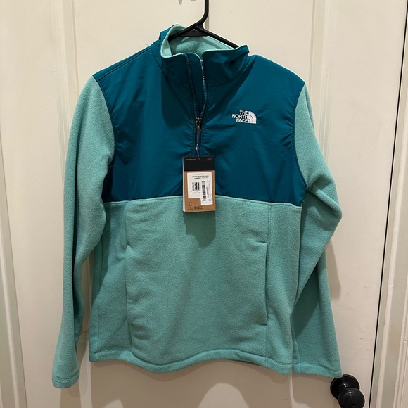 The North Face Teen Tundra Pullover - Teal - Picture 1 of 4